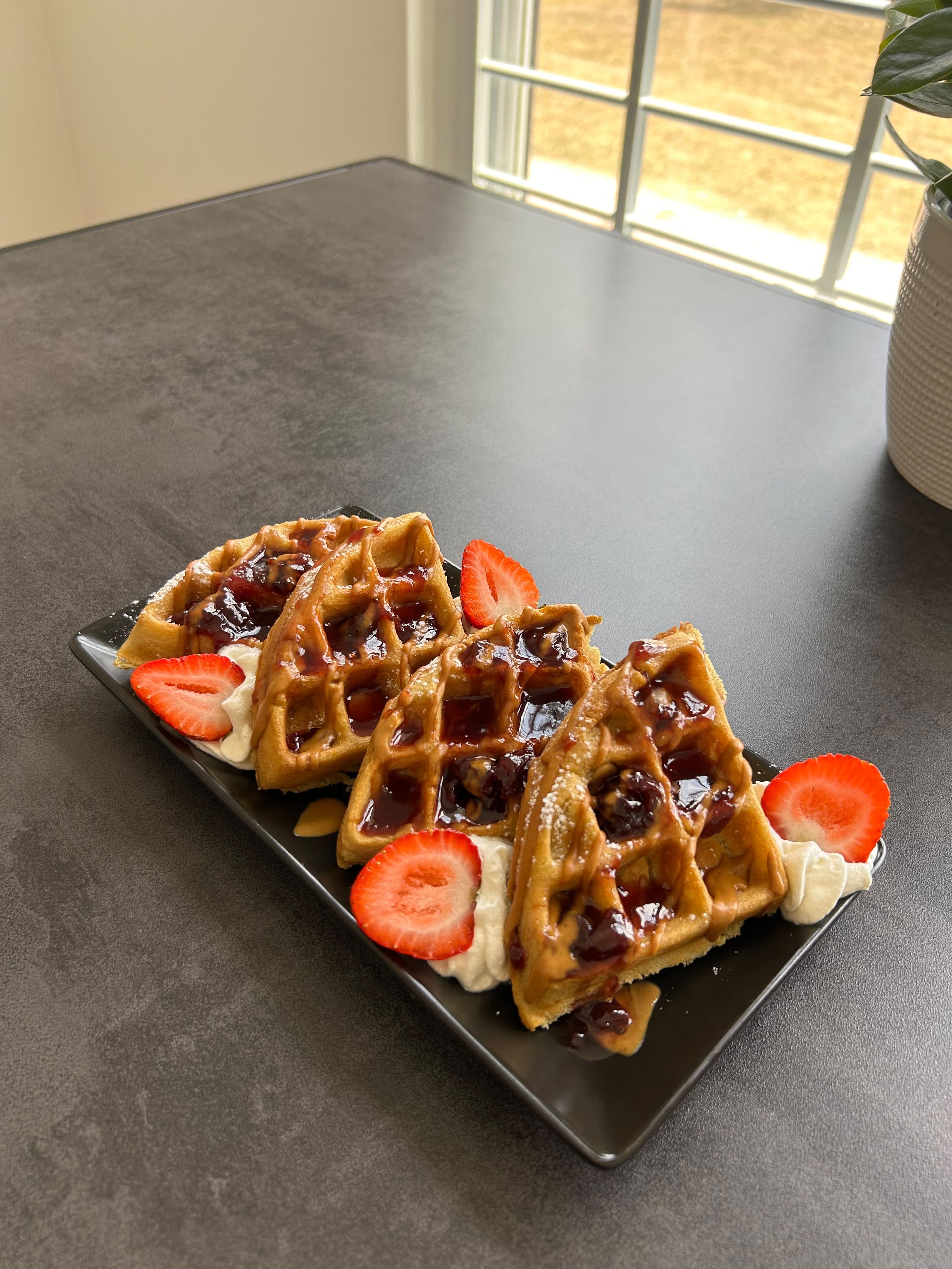 PB&J Journey Waffles