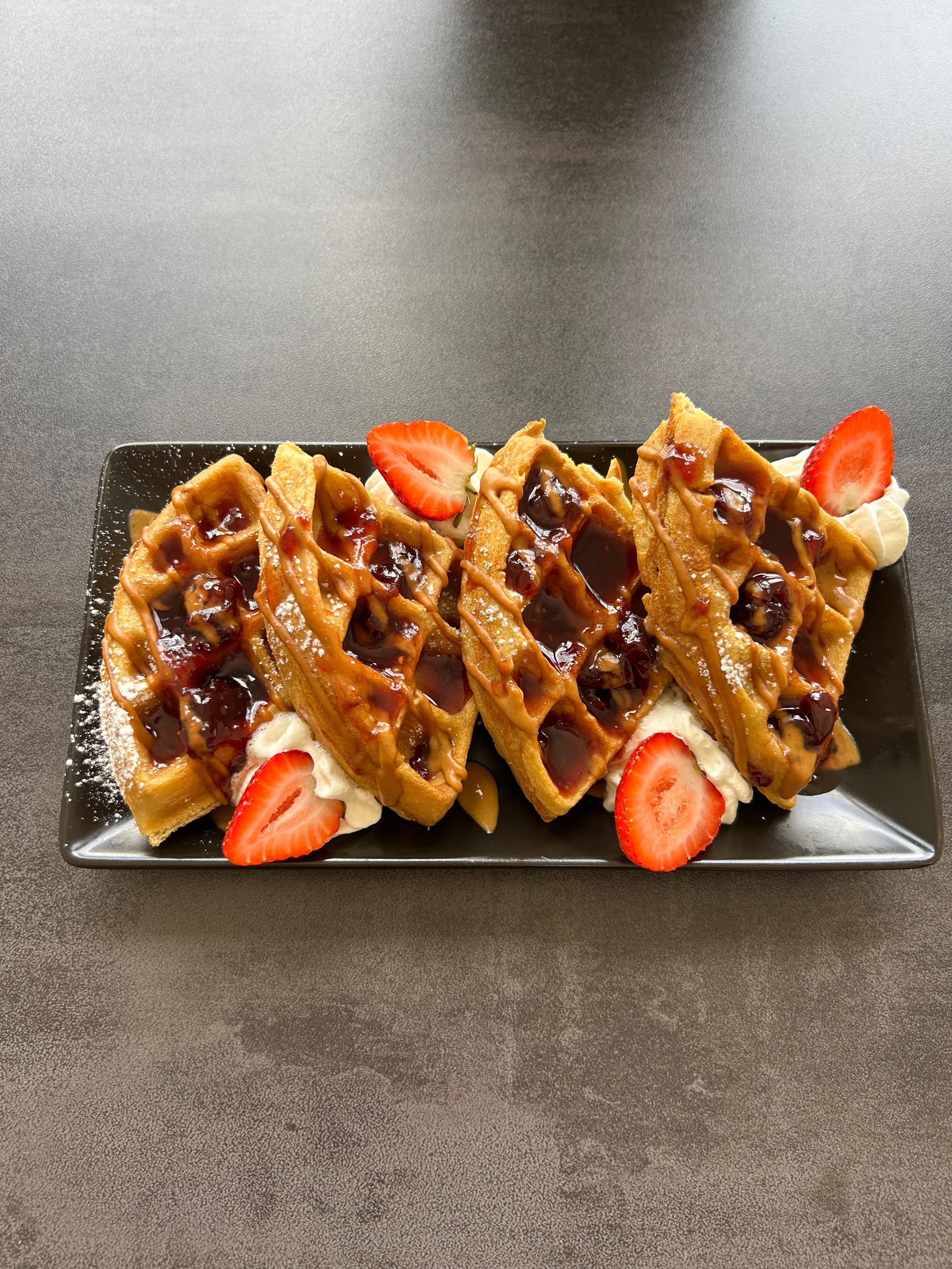 PB&J Journey Waffles